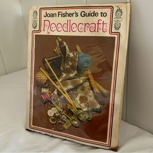 Joan Fisher's Guide to Needlecraft Vintage Craft Book 70s fashion pictures print